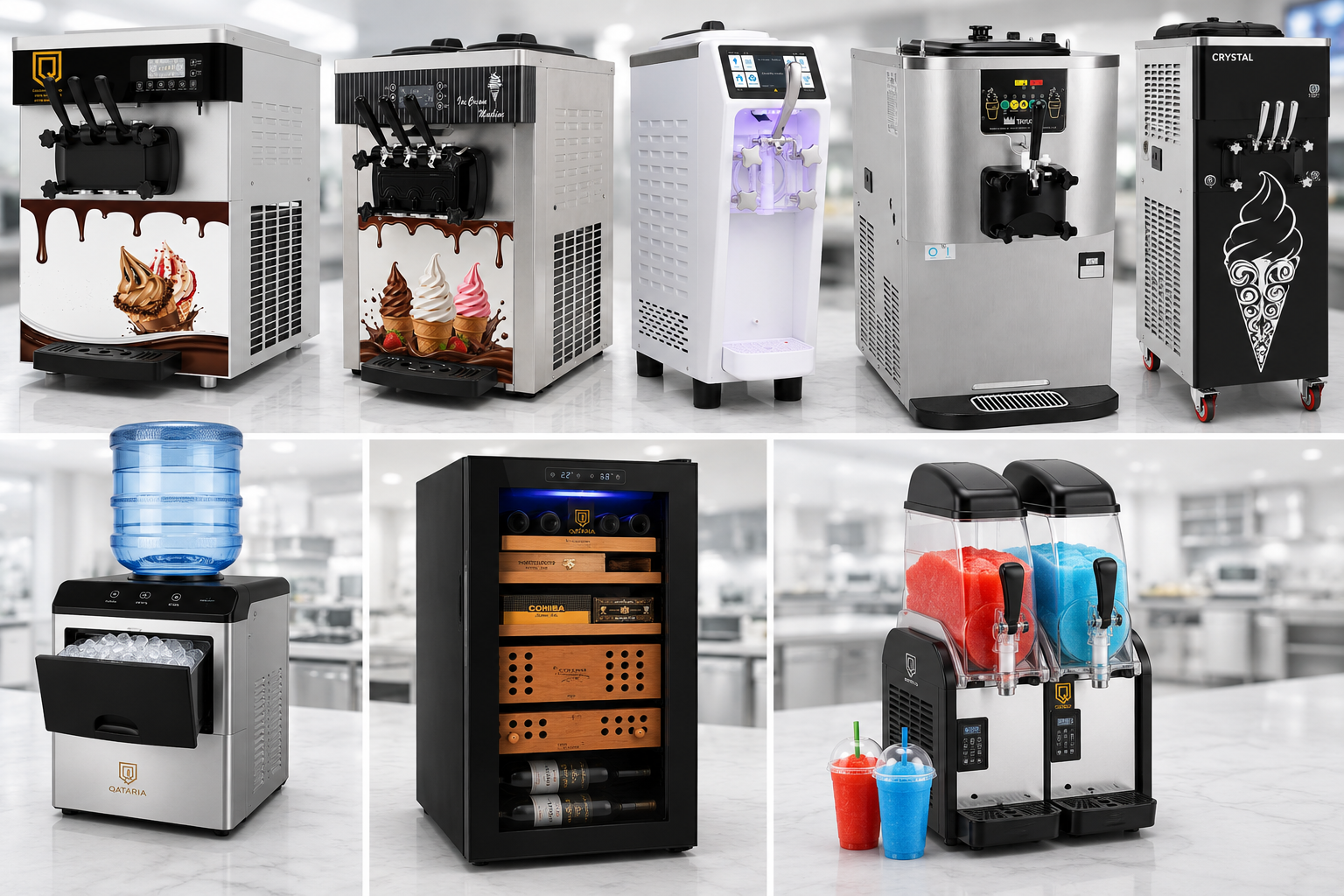Ice cream machines Qatar from QATARIA INTERNATIONAL