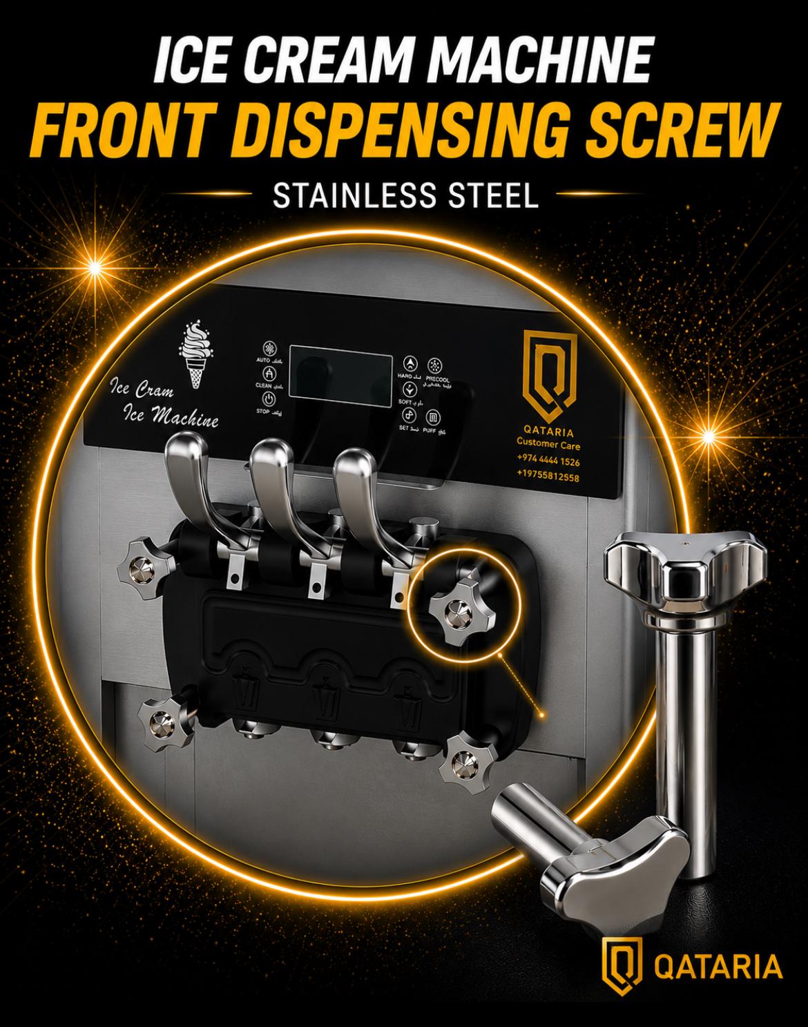Front Dispensing Screw Stainless Steel