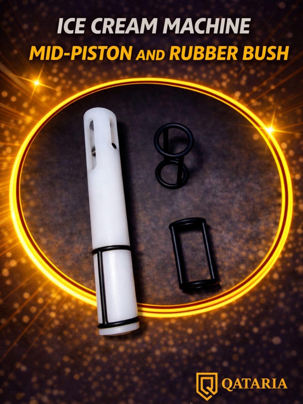 Mid-Piston and Rubber Bush